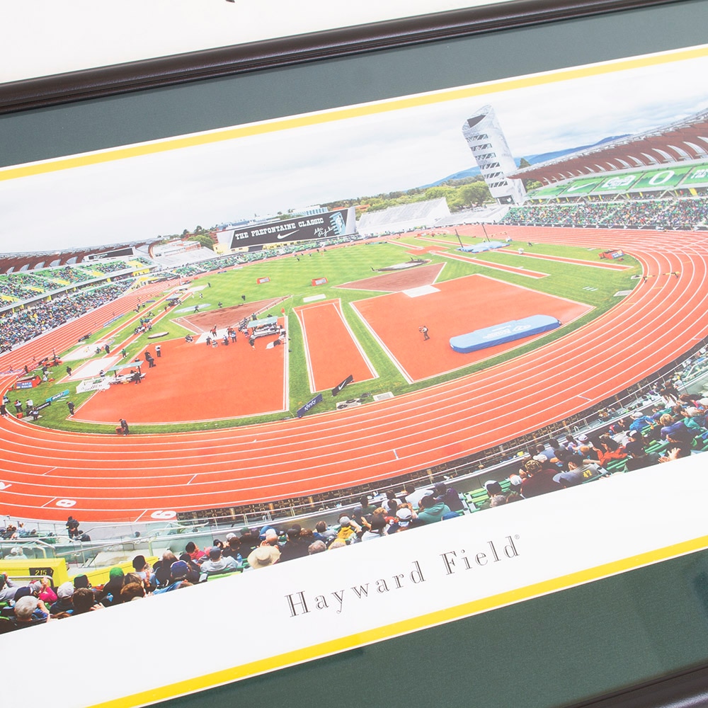 Hayward Field, Wall Art & Clocks, Home & Auto, Track & Field, Blakeway Panoramas, Deluxe, Framed Poster, 980580